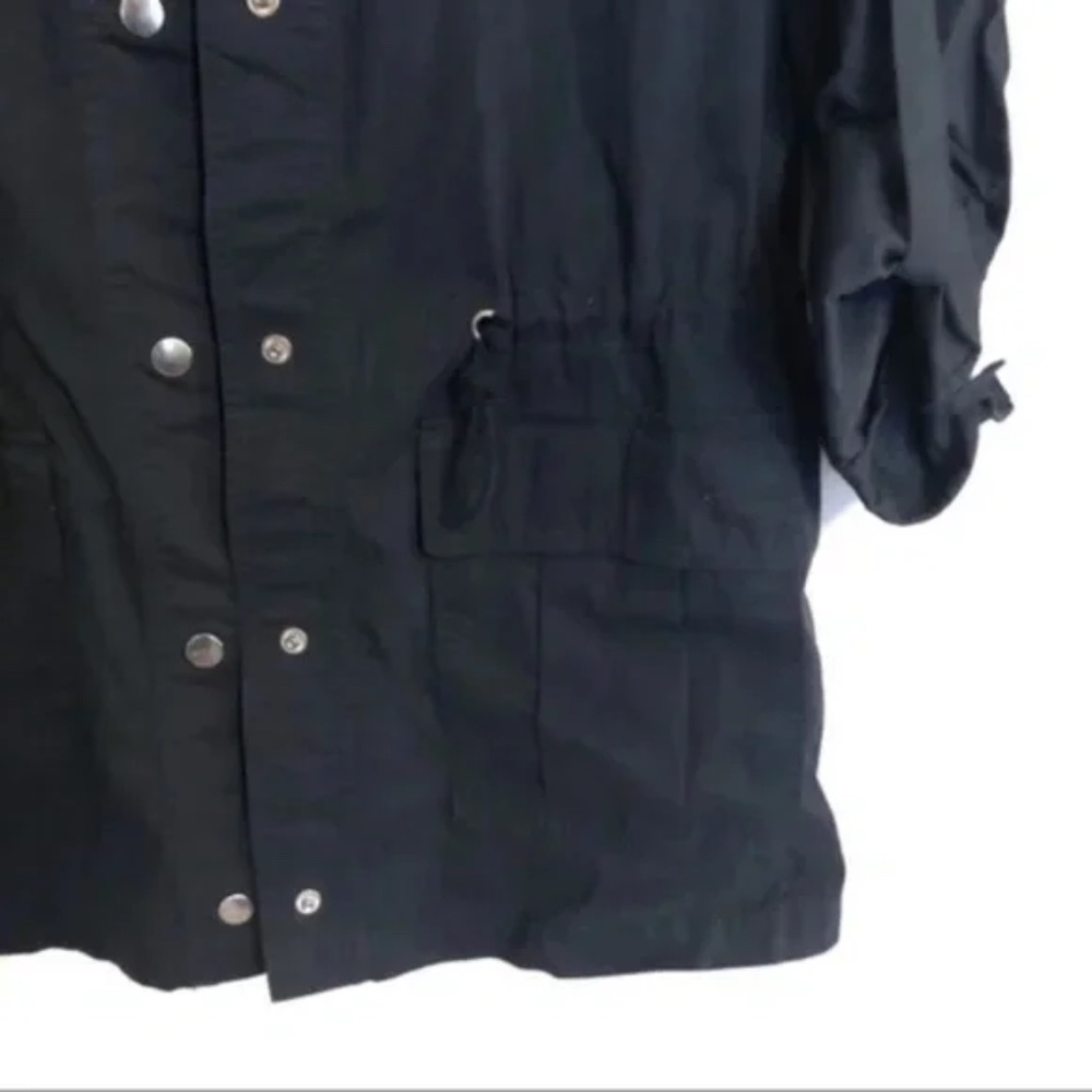 Navy Embroidered Utility Jacket - Picture 2 of 8